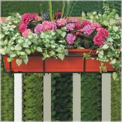 Gilbert & Bennett 24 in. Adjustable Black Flower Box Holder -Deals Silky Store black gilbert bennett plant hangers f2426 b 4f 1000