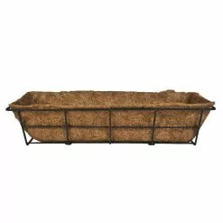 Gilbert & Bennett Canterbury 24 in. Steel Deck Rail Planter