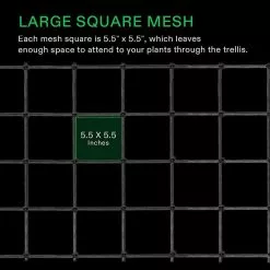 VIVOSUN 3 ft. x 3 ft. Elastic Trellis Netting with Hooks (2-Pack) -Deals Silky Store black vivosun tomato cages x001ph5uh1 4f 1000