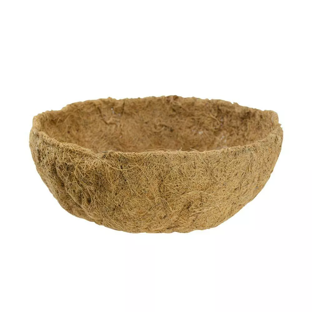 Gilbert & Bennett 14 in. Painted Steel Filigree Hanging Basket with Coco Liner 6 Gilbert & Bennett 14 in. Painted Steel Filigree Hanging Basket with Coco Liner - Image 6