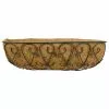 Gilbert & Bennett 24 in. Painted Metal Filigree Trough Planter with Coco Basket