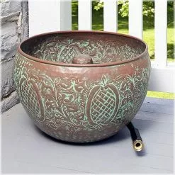 Gilbert & Bennett 150 ft. Leaf Design Hose Holder -Deals Silky Store brown gilbert bennett hose reels hhrlef 66 1000