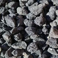 Butler Arts 0.11 cu. ft. 10 lbs. 1/2 in. to 1 in. Black Decorative Lava Rock