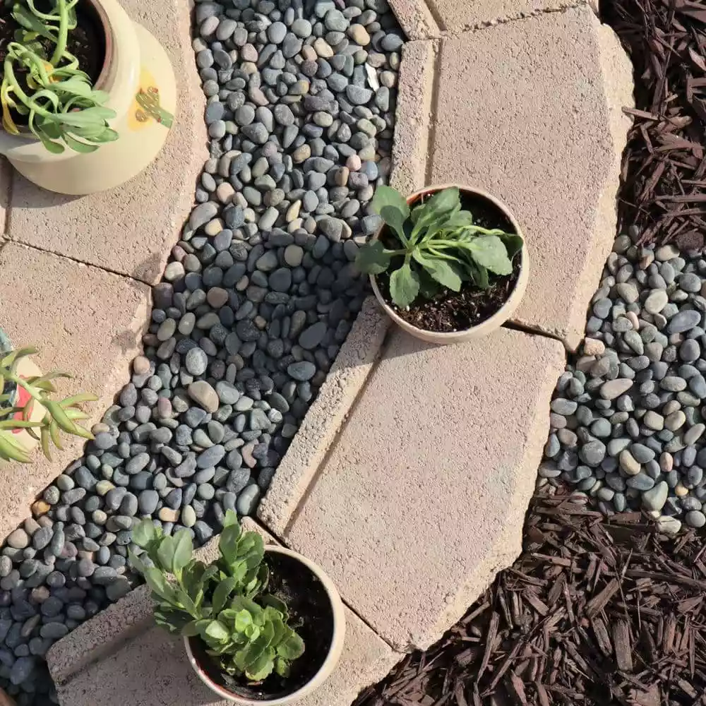 Butler Arts 0.50 cu. ft. 40 lbs. 1/4 in. to 1/2 in. Mixed Mexican Beach Pebble 2 Butler Arts 0.50 cu. ft. 40 lbs. 1/4 in. to 1/2 in. Mixed Mexican Beach Pebble - Image 2