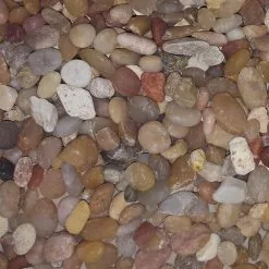 Butler Arts 0.25 cu. ft. 20 lb. 1/2 in. Jelly Bean Decorative Landscaping Pebble