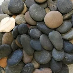 Butler Arts 0.50 cu. ft. 40 lbs. 1/2 in. to 1-1/2 in. Mixed Button Mexican Beach Pebble