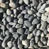 Butler Arts 3/4 in. to 2 in. Small Black Mexican Beach Pebble (500 lbs. Mini Sack)