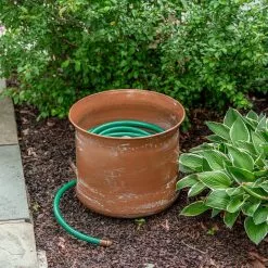 Gilbert & Bennett 150 ft. Cylinder Hose Holder -Deals Silky Store copper coated finish gilbert bennett hose reels hhcirn s 4f 1000