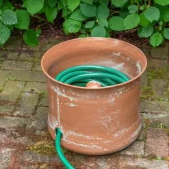 Gilbert & Bennett 150 ft. Cylinder Hose Holder -Deals Silky Store copper coated finish gilbert bennett hose reels hhcirn s fa 1000