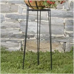 Gilbert & Bennett 30 in. Black Basic Steel Plant Stand -Deals Silky Store gilbert bennett plant stands s1030 b 31 1000