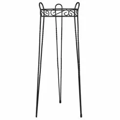Gilbert & Bennett 30 in. Canterbury Scroll Top Metal Plant Stand