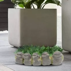 Seasonal Abode Inc Lariosa Metal Planter -Deals Silky Store gray seasonal abode inc plant pots rz289 31 1000