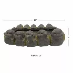 Seasonal Abode Inc Lariosa Metal Planter -Deals Silky Store gray seasonal abode inc plant pots rz289 c3 1000