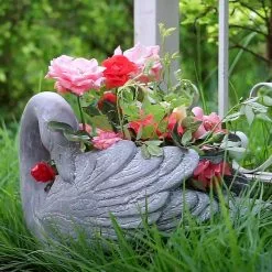 Seasonal Abode Inc Copat Metal Planter -Deals Silky Store gray seasonal abode inc plant pots sa60013 ds 31 1000