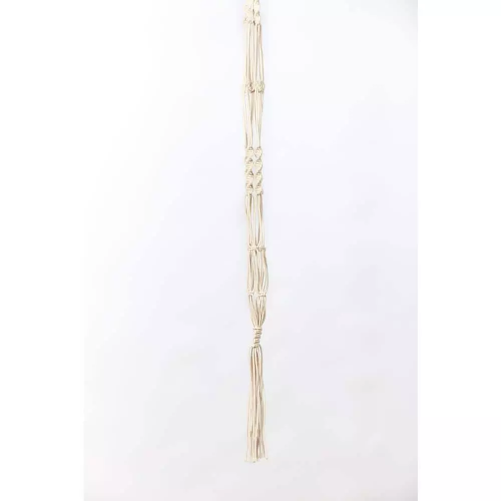 Primitive Planters 42 in. Woven Cotton Plain Cord Plant Hanger 1 Primitive Planters 42 in. Woven Cotton Plain Cord Plant Hanger