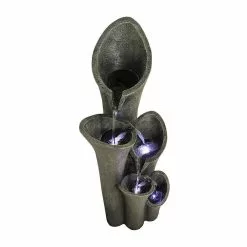 Maocao hoom Outdoor 5-Tier Resin Fountain with LED Light 9 Maocao hoom Outdoor 5-Tier Resin Fountain with LED Light -Deals Silky Store maocao hoom freestanding fountains dj c 3038048 1f 1000