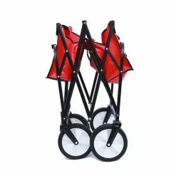 Maocao hoom 3.6 cu. ft. Steel Garden Cart Folding Wagon in Red -Deals Silky Store maocao hoom garden carts dj c 22701511 1 1f 1000