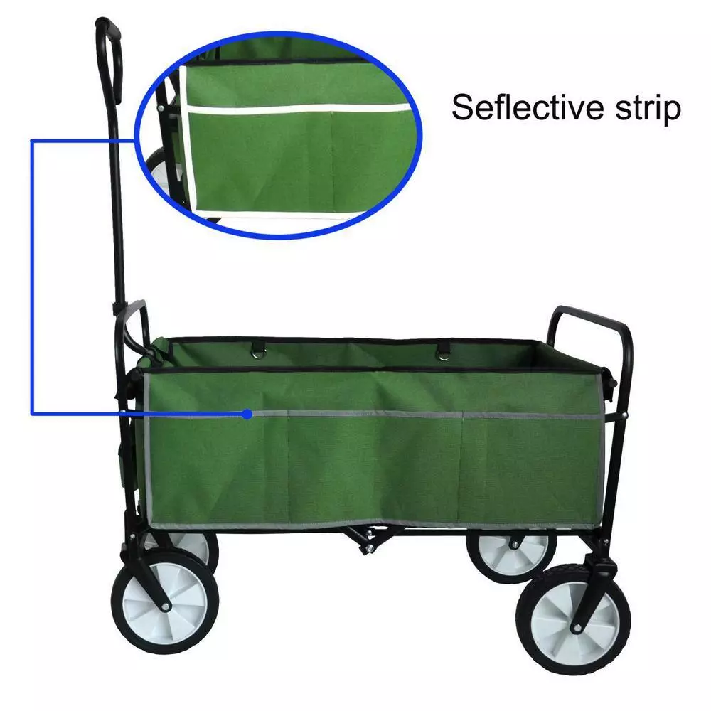 Maocao hoom 4 cu. ft. Steel Folding Garden Cart 3 Maocao hoom 4 cu. ft. Steel Folding Garden Cart - Image 3