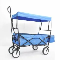 Maocao hoom Blue 3.5 cu.ft. Steel Garden Cart