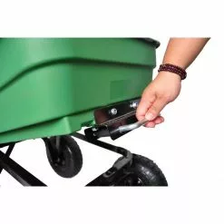 Maocao hoom 3 cu. ft. Steel Garden Cart Folding Wagon Green Color with 10 in. Pneumatic Tires -Deals Silky Store maocao hoom garden carts dj c w22721201 4f 1000