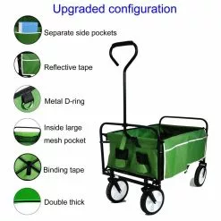 Maocao hoom 4 cu. ft. Green Steel Garden Cart -Deals Silky Store maocao hoom garden carts dj c w22737479 fa 1000