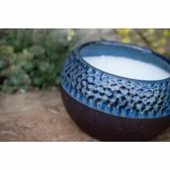 PATIO ESSENTIALS 50 oz. Five Wick Citronella Candle in Ceramic Pot - Blue -Deals Silky Store patio essentials citronella candles 201180sb 44 1000