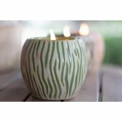 PATIO ESSENTIALS 9 oz. Tropical Stripes Citronella Candle (3-Pack) -Deals Silky Store patio essentials citronella candles 201878ce spk 1f 1000