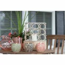 PATIO ESSENTIALS 9 oz. Tropical Stripes Citronella Candle (3-Pack) -Deals Silky Store patio essentials citronella candles 201878ce spk 4f 1000