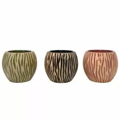 PATIO ESSENTIALS 9 oz. Tropical Stripes Citronella Candle (3-Pack)