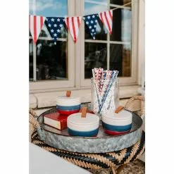 PATIO ESSENTIALS 6 oz. Americana Striped Ceramic Citronella Candle (3-Pack)) -Deals Silky Store patio essentials citronella candles 201943ce spk 1f 1000