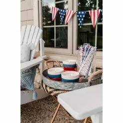 PATIO ESSENTIALS 6 oz. Americana Striped Ceramic Citronella Candle (3-Pack)) -Deals Silky Store patio essentials citronella candles 201943ce spk 4f 1000