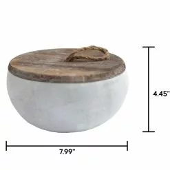 PATIO ESSENTIALS 19 oz. Rustic Ceramic 3 Wick Citronella Candle with Wooden Lid (2-Pack) -Deals Silky Store patio essentials citronella candles 202076ce spk 4f 1000