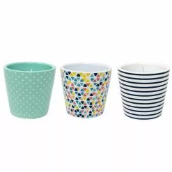 PATIO ESSENTIALS 6 oz. Citronella GEO Candle (3-Pack)