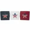 PATIO ESSENTIALS 8 oz. sq. Cement Patriotic Star Citro Candle