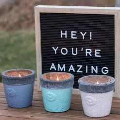 PATIO ESSENTIALS 6 oz. Citronella Candle Stone Flower Pot with Bird -Deals Silky Store patio essentials citronella candles 20902ce2 spk 1f 1000