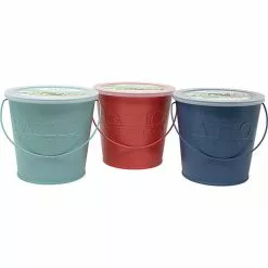 PATIO ESSENTIALS 17 oz. Citronella Painted Bucket