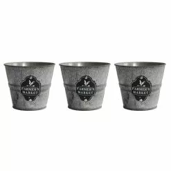 PATIO ESSENTIALS 8 oz. Farmer's Market Citronella Bucket Candle (3-Pack)