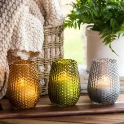 PATIO ESSENTIALS 9 oz. Dotted Glass Citronella Candle -Deals Silky Store patio essentials citronella candles 220080 spk 1f 1000