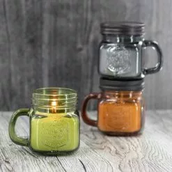 PATIO ESSENTIALS 5 oz. Citronella Mini Glass Mason Jar Candle -Deals Silky Store patio essentials citronella candles 22843 spk 4f 1000