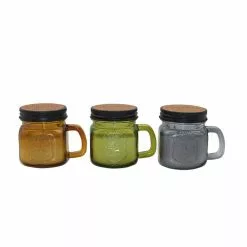 PATIO ESSENTIALS 5 oz. Citronella Mini Glass Mason Jar Candle