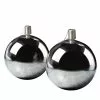 PATIO ESSENTIALS Stainless Round Tabletop Torch (2-Pack)