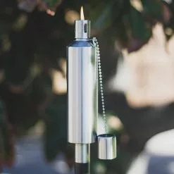 PATIO ESSENTIALS 60 in. Stainless Cylinder Torch (4-Pack) -Deals Silky Store patio essentials citronella candles 31084bk 1f 1000