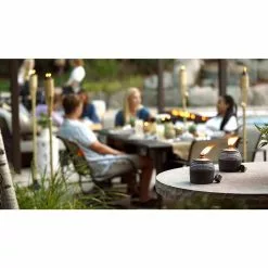 PATIO ESSENTIALS Abstract Stone Tabletop Torch (2-Pack) -Deals Silky Store patio essentials citronella candles torches 202059s bk 44 1000