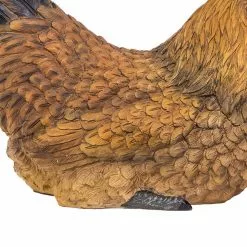 Seasonal Abode Inc Ricson Brown Polystone Hen -Deals Silky Store seasonal abode inc garden statues bc565 4f 1000
