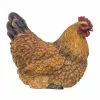 Seasonal Abode Inc Ricson Brown Polystone Hen