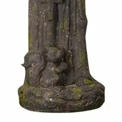 Seasonal Abode Inc Reign Brown St Francis Statue -Deals Silky Store seasonal abode inc garden statues ri204 1f 1000