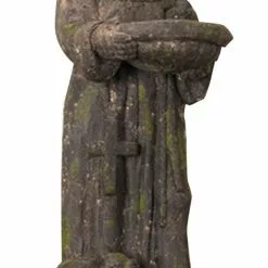Seasonal Abode Inc Reign Brown St Francis Statue -Deals Silky Store seasonal abode inc garden statues ri204 4f 1000