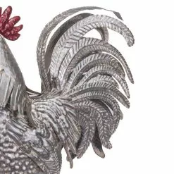 Seasonal Abode Inc Altasia Antique Gray Iron Rooster -Deals Silky Store seasonal abode inc garden statues tg706 1f 1000