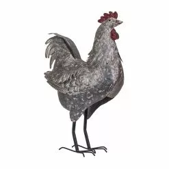 Seasonal Abode Inc Rebolla Antique Gray Iron Hen