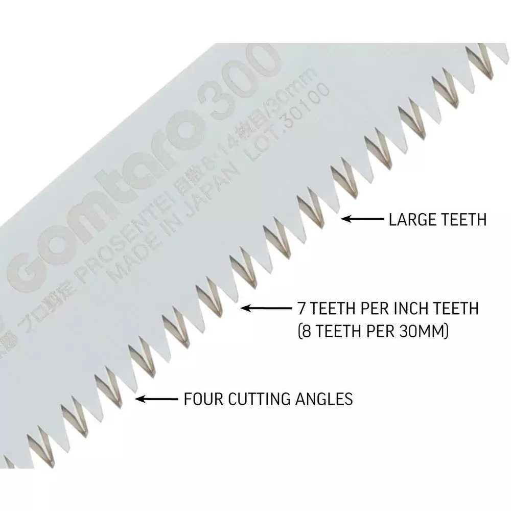 Silky Gomtaro 300 mm Pro-Sentei/Large Teeth Pruning Saw 5 Silky Gomtaro 300 mm Pro-Sentei/Large Teeth Pruning Saw - Image 5